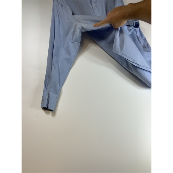 Vineyard Vines Slim Fit Preppy Classic Blue Oxford Shirt, XL - Picture 11 of 11